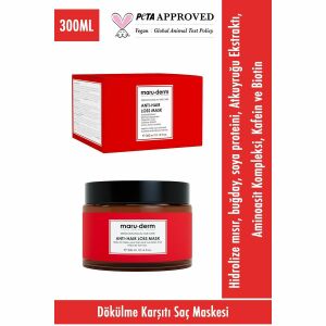 Maruderm Saç Dökülme Karşıtı Saç Maskesi Tüm Saç Tipleri Vegan 300 ml