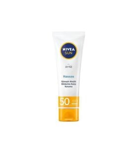 Nivea Sun 50 Faktör Güneş Kremi Hassas Koruma Yüz 50 ml