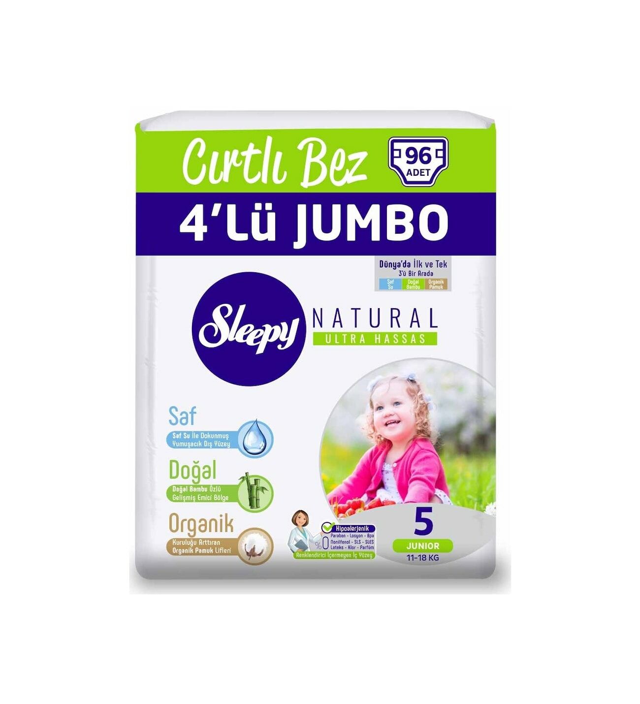 Sleepy 4'lü Jumbo No: 5 96'lı