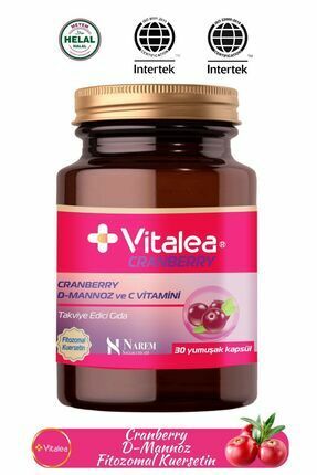 Vitalea Cranberry 30 Yumuşak Kapsül
