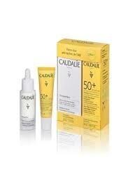 Caudalie Vinoperfect Serum Suncare Set - Leke Karşıtı Etkili Serum 30 ml + Güneş Kremi SPF50 20 ml