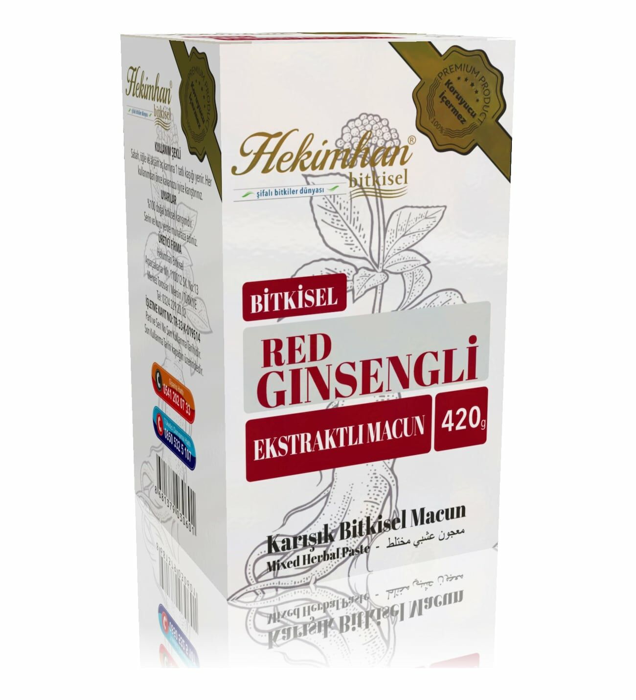 Hekimhan Ginsengli Karışık Bitkisel Macun 420 gr