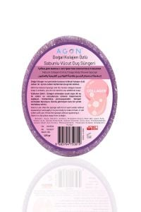 Agon Doğal El Yapımı Kolajen Özlü Sabunlu Vücut Duş Süngeri 125 gr