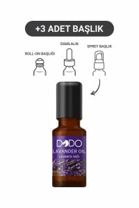 Dodo Lavanta Yağı 15 ml (Sprey-Roll On-Damla-3 Başlık)