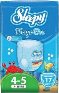 Sleepy Mayo Külot Bez 4-5 Beden Junior 7-18 kg 17'li