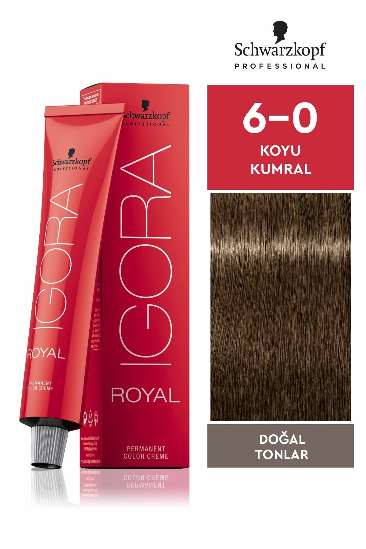 İgora Royal Koyu Kumral Tüp Saç Boyası 6-0
