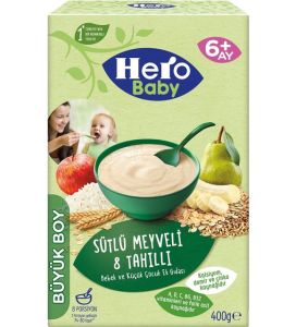 Hero Baby Sütlü Meyveli 8 Tahıllı 400 gr