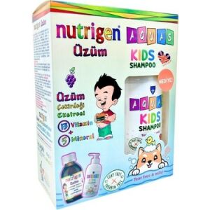 Nutrigen Üzüm Pediatrik Şurup 200 ml + Aquas Kids Şampuan 250 ml Hediyeli