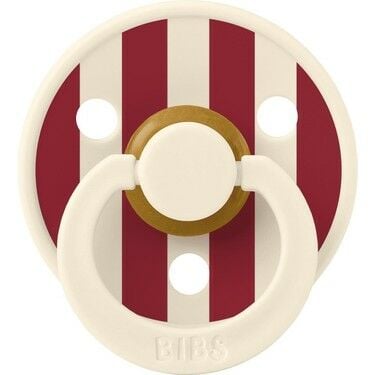 Bibs Studio Colour Block Kauçuk Emzik Ivory Ruby 6-18 Ay
