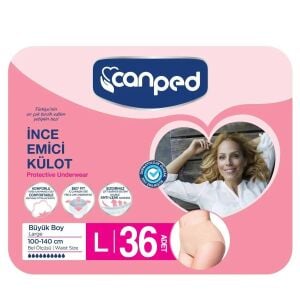 Canped Emici Külot İnce Large 30'lu