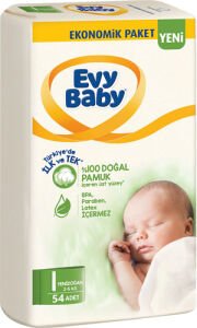 Evy Baby Bebek Bezi No: 1 54'lü