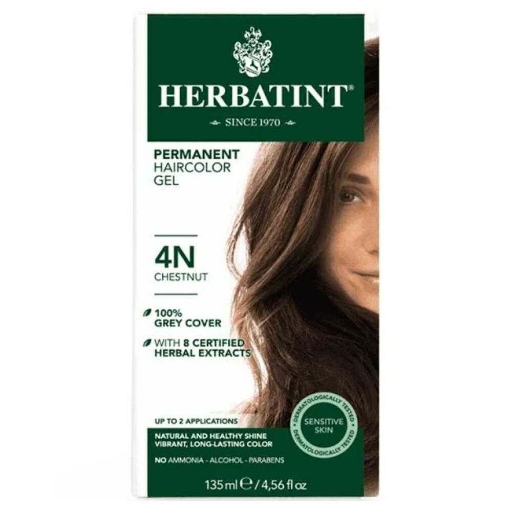 Herbatint Chatain Kestane Organik Saç Boyası 4N