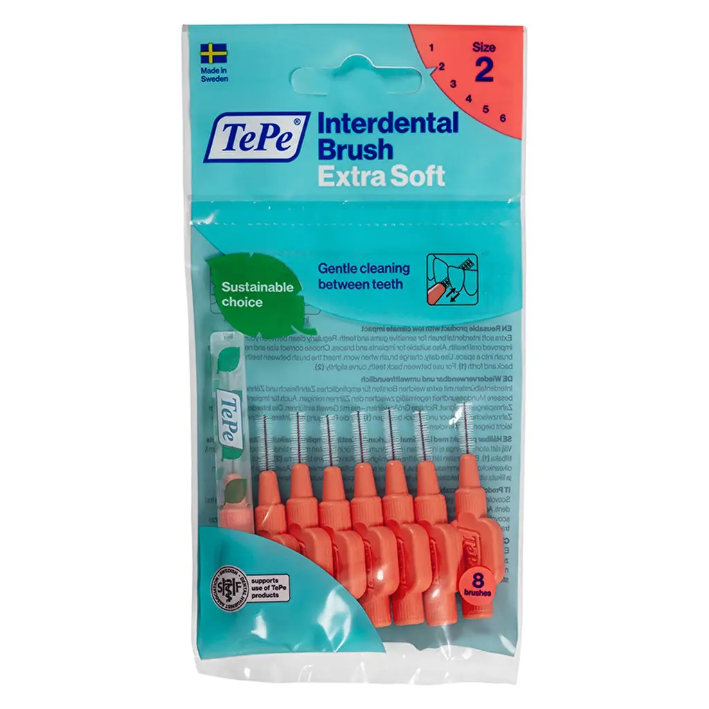 Tepe Arayüz Fırçası Kırmızı 0,5 Mm 8'li Paket