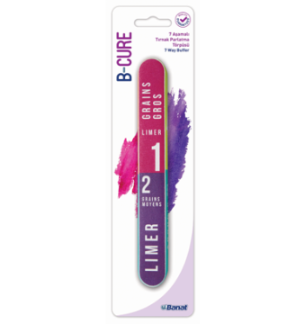 Banat B-Cure 7 Aşamalı Tırnak Parlatma Törpüsü