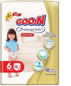 Goon Premium Soft 6 Numara Külot Bez 15-25 kg 13'lü