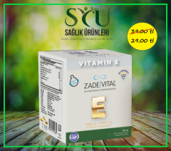 Zade Vital E Vitamini 25 Patlatilabilen Yumuşak Kapsül
