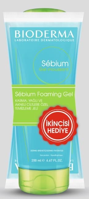 Bioderma Sebium Foaming Gel 200ml | İkincisi HEDİYE