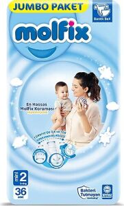 Molfix Bebek Bezi Mini 3-6 kg No: 2 36'lı