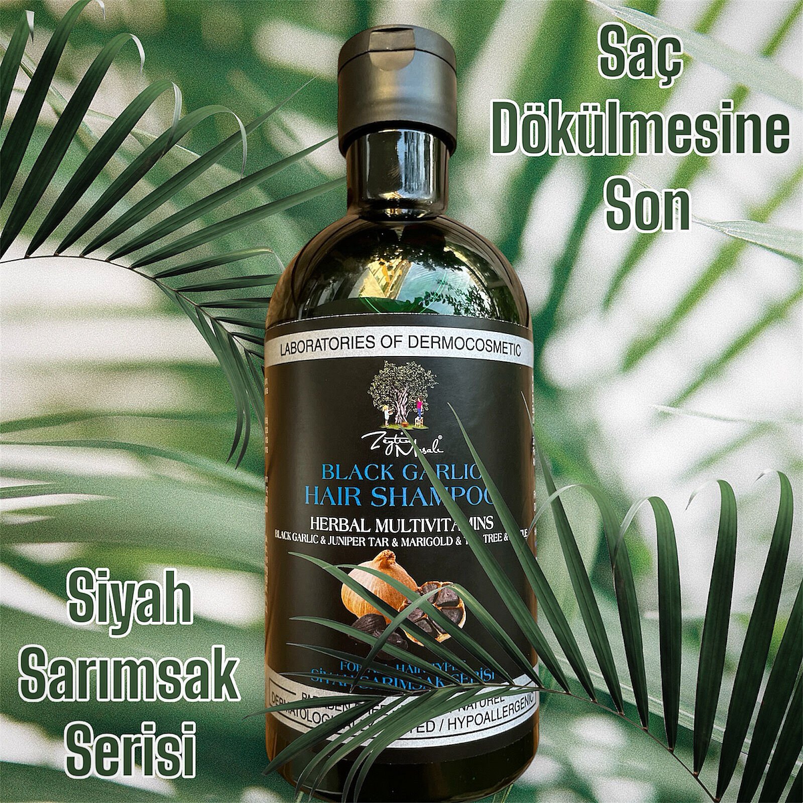 Sawexin Cosmeceuticals Siyah Sarımsak Ardıç Katranlı Şampuan 400 ml