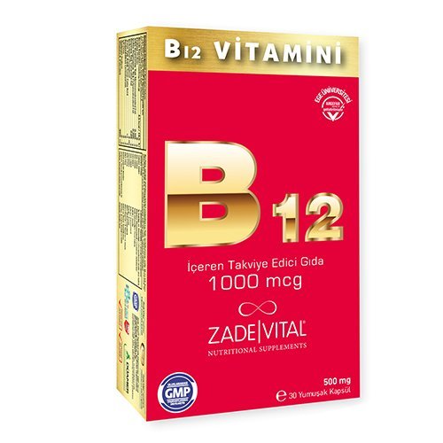Zade Vital B12 Vitamini 30 Kapsül