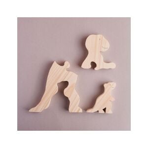 Babyjem Leke Tutmaz Giymeli Önlük Pembe Puzzle