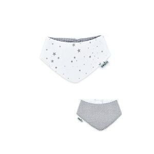 Babyjem Yenidoğan Fular Yıldızlı Önlük Gri