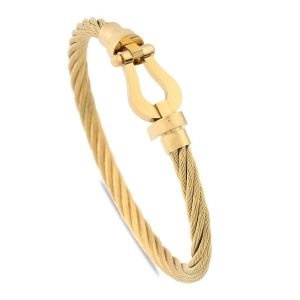 Burma Desenli Çelik Kelepçe Bileklik