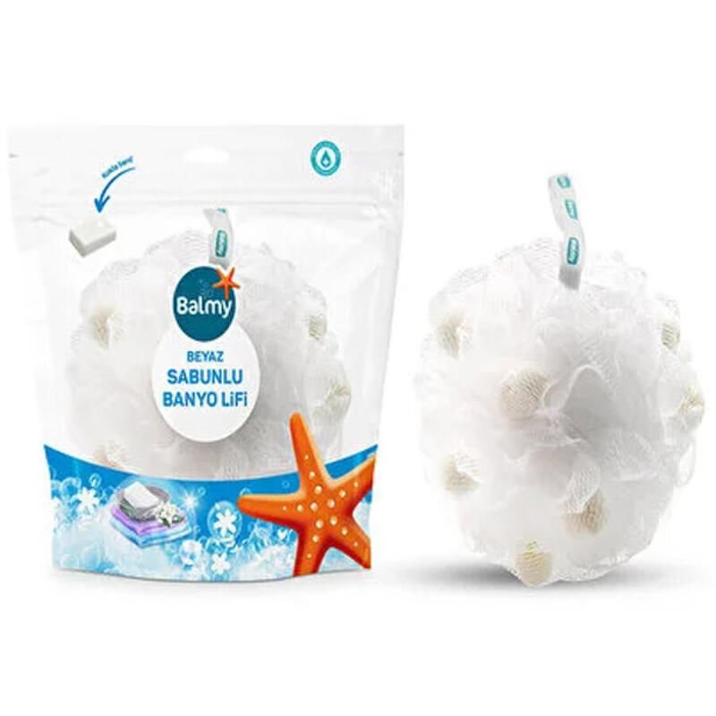 Balmy Sabunlu Banyo Lifi Beyaz Sabun