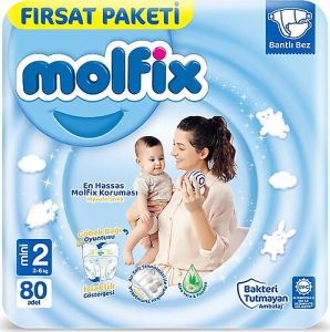 Molfix Bebek Bezi Fırsat Paketi No: 2 80'li