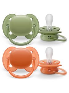 Avent Ultra Soft Emzik 18 Ay 2'li - Turuncu