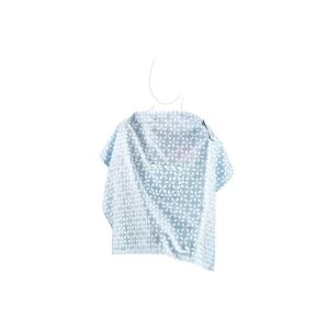 Babyjem Cepli Emzirme Önlüğü Gri Çiçek