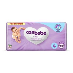Canbebe Çocuk Bezi Fırsat Paketi No: 4 60'lı
