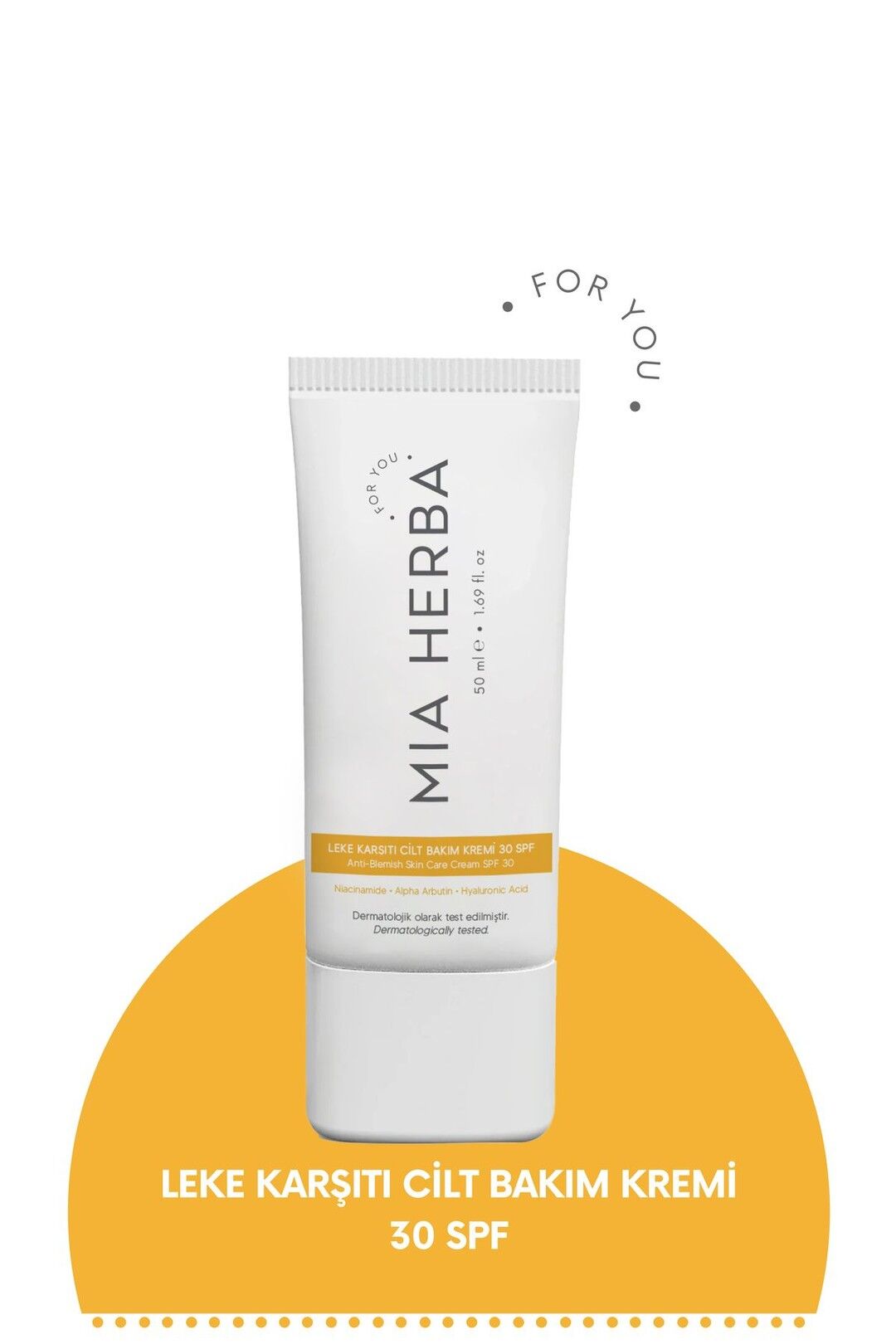 Mia Herba Leke Karşıtı Cilt Bakım Kremi SPF30 50 ml