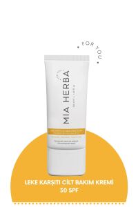 Mia Herba Leke Karşıtı Cilt Bakım Kremi SPF30 50 ml