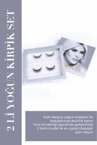 Selin Beauty Yoğun Kirpik Set 2'li