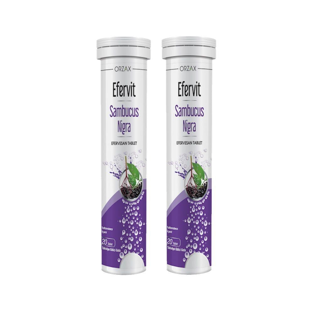 Efervit Sambucus Nigra İkili Tablet 20+20 - İkincisi %50 İndirimli