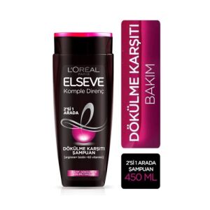 Elseve 2 in 1 Dökülme Karşıtı Şampuan 450 ml