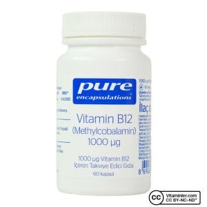 Pure Encapsulations Vitamin B12 1000 mcg 60 Kapsül