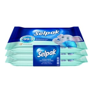 Selpak Antibakteriyel Islak Cep Mendili - 3'lü Paket