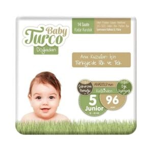 Baby Turco Junior Bebek Bezi No: 5 12-25 kg 96'lı