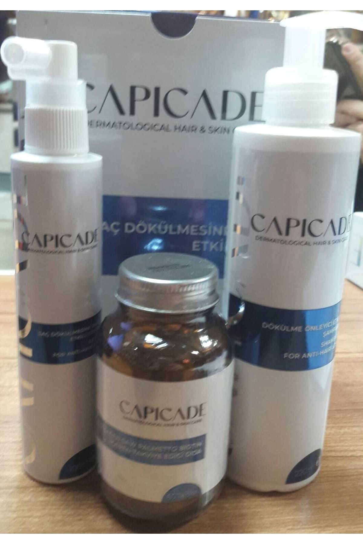 Capicade Dermatological Gair Skin Care Set 2 - Biotin 60 Tablet + Losyon 100 ml + Şampuan 220 ml