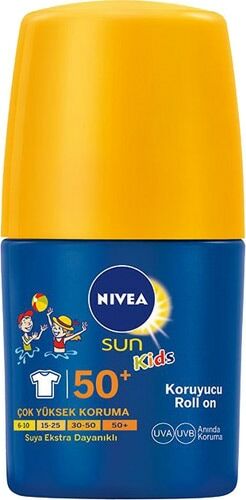 Nivea Sun Kids Koruma ve Bakım Güneş Koruyucu Roll-On 50 Faktör 50 ml