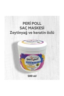 Peri Poll Nemlendiricili Zeytinyağ ve Keratin Özlü Saç Maskesi 500 ml