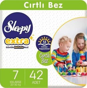 Sleepy Extra Bebek Bezi xxLarge No: 7 42'li
