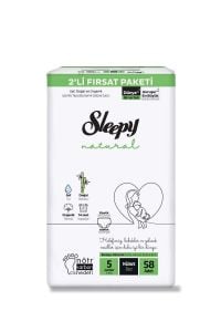 Sleepy Natural 2'li Ultra Fırsat Paketi 58'li Külot