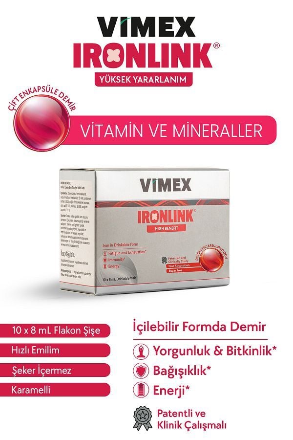 Vimex Ironlink Flakon 8 ml 10'lu