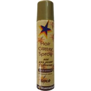 Akat Glitter Renkli Saç Spreyi Gold 75 ml