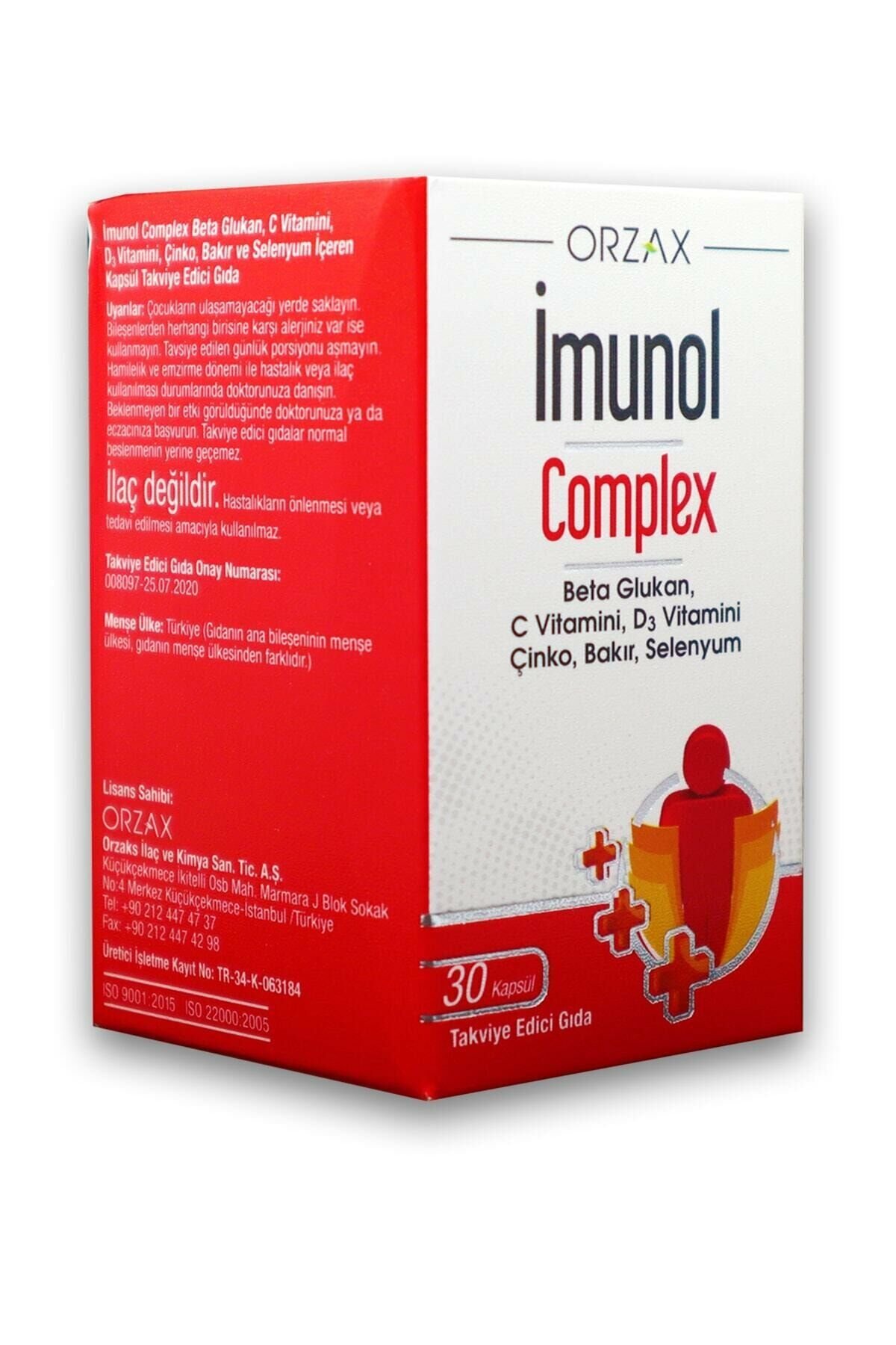 İmunol Complex 30 Kapsül + İmunol Sambucus 150 ml - %50 İndirimli Kofre