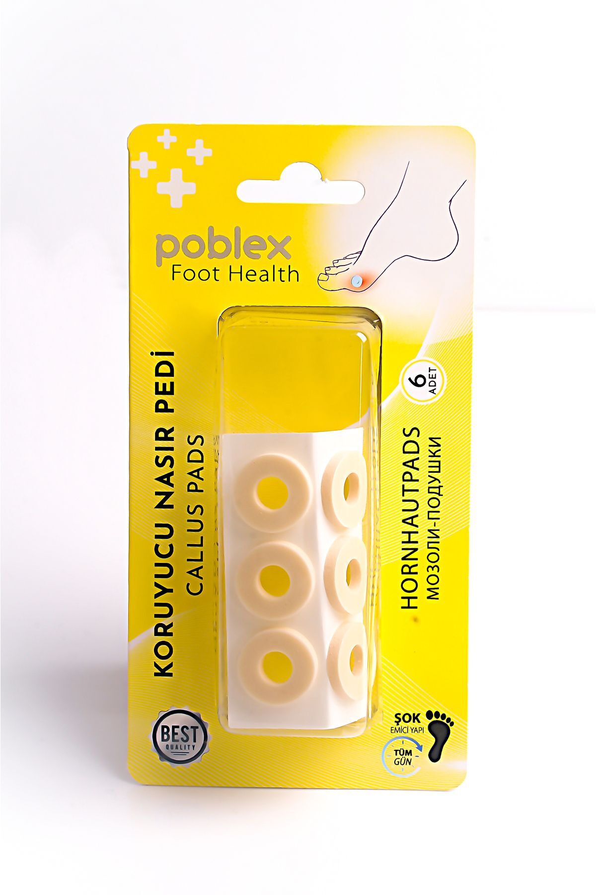 Poblex Koruyucu Nasır Pedi 6 Adet