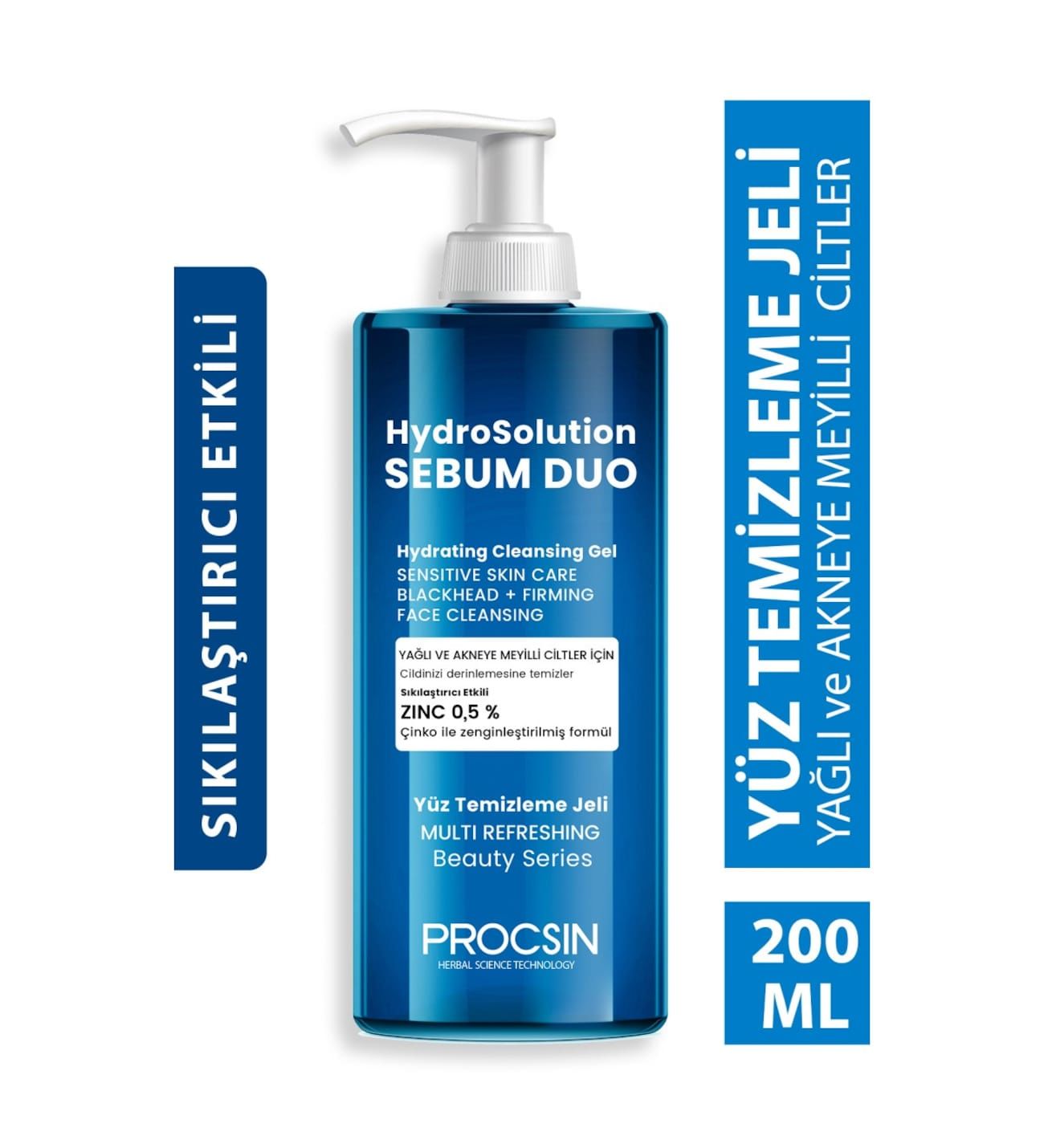 Procsin Hydrosolution Yüz Temizleme Jeli 400 ml